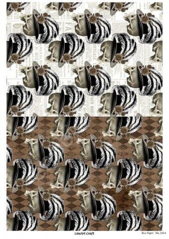 Lineart Pirinç Dekopaj Kağıdı Model - 2314