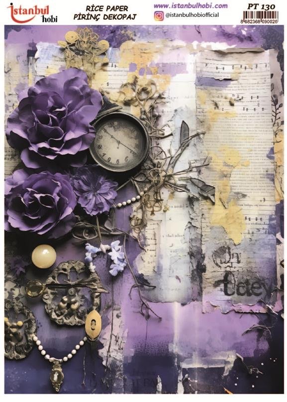 Pirinç Dekopaj Kağıdı 30x42cm PT-130