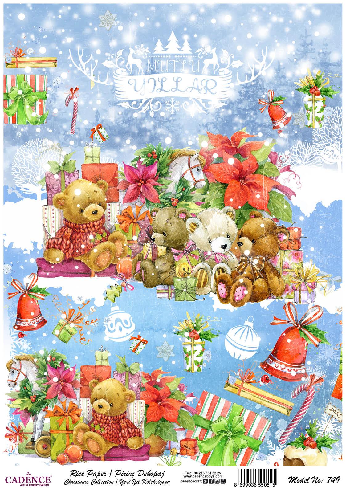 Cadence Pirinç Dekopaj Kağıdı Model - 749
