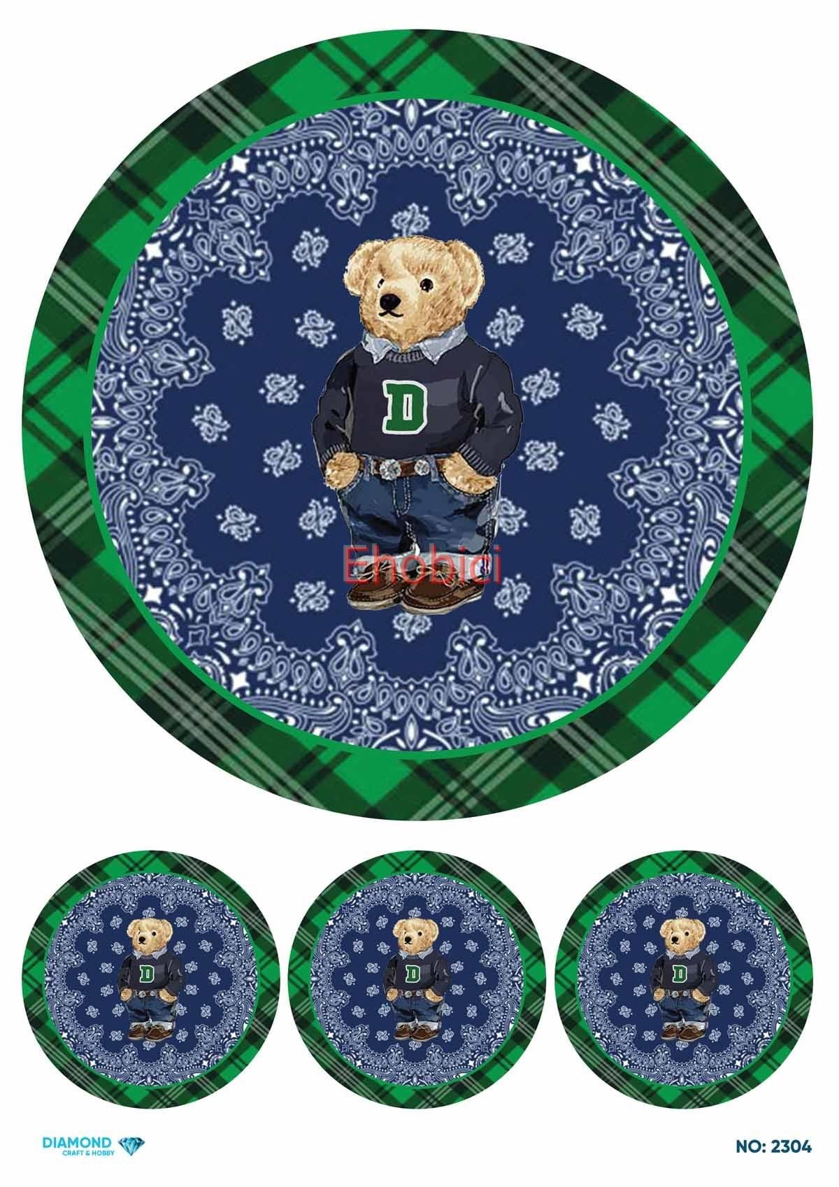 Diamond Pirinç Dekopaj Kağıdı - 2304