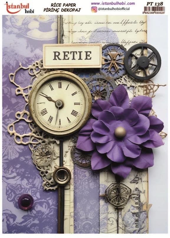 Pirinç Dekopaj Kağıdı 30x42cm PT-138