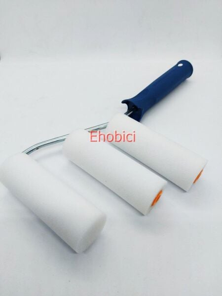 Sünger Rulo Fırça 10CM Mavi +2 Yedek Sünger