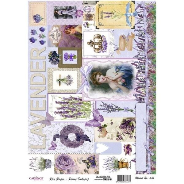 Cadence Pirinç Dekopaj Kağıdı Model - 531