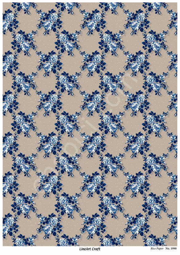 Lineart Pirinç Dekopaj Kağıdı Model - 1990