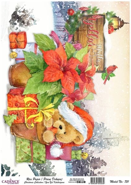 Cadence Pirinç Dekopaj Kağıdı Model - 751