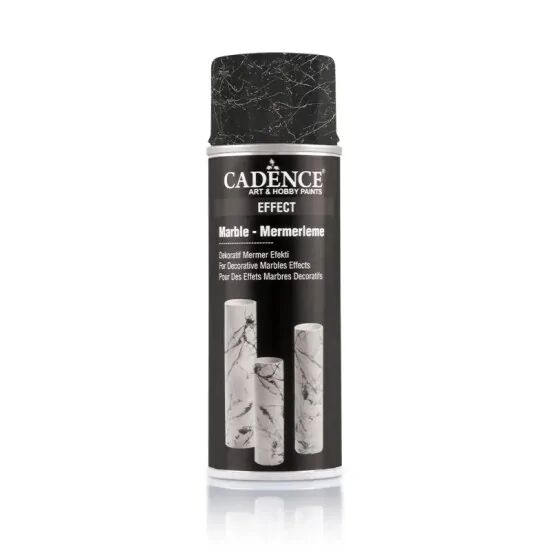 Cadence Sprey Mermer Efekti Gümüş 200ml