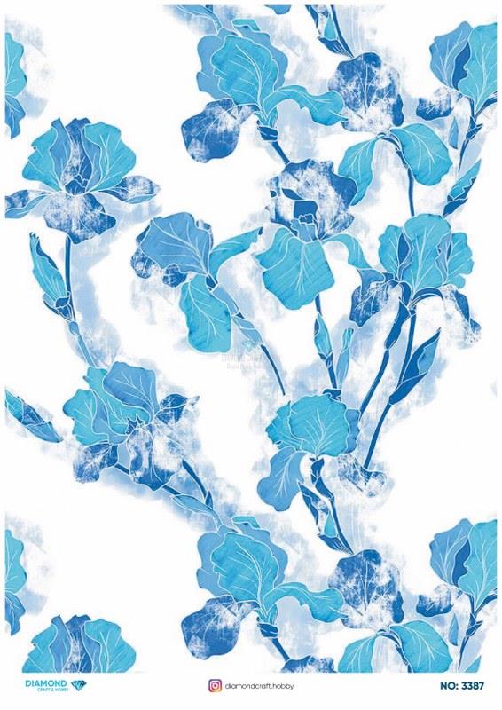 Diamond Pirinç Dekopaj Kağıdı - 3387