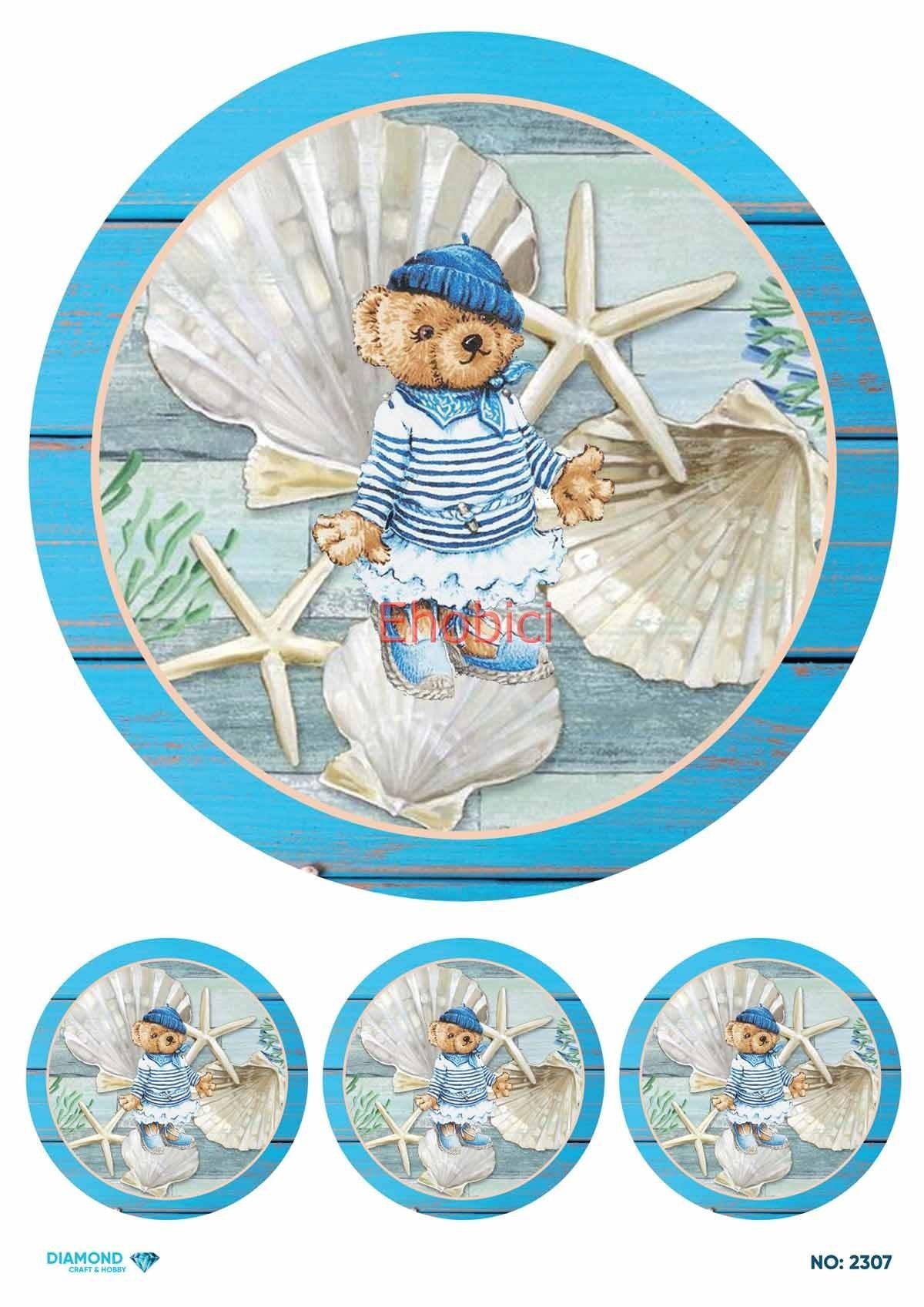 Diamond Pirinç Dekopaj Kağıdı - 2307