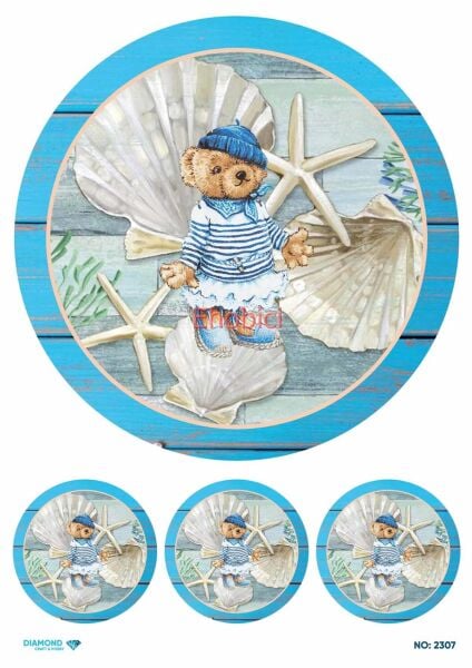 Diamond Pirinç Dekopaj Kağıdı - 2307