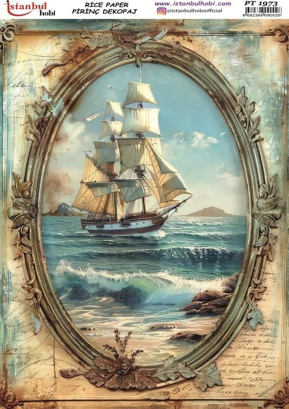 Pirinç Dekopaj Kağıdı 30x42cm PT-1973
