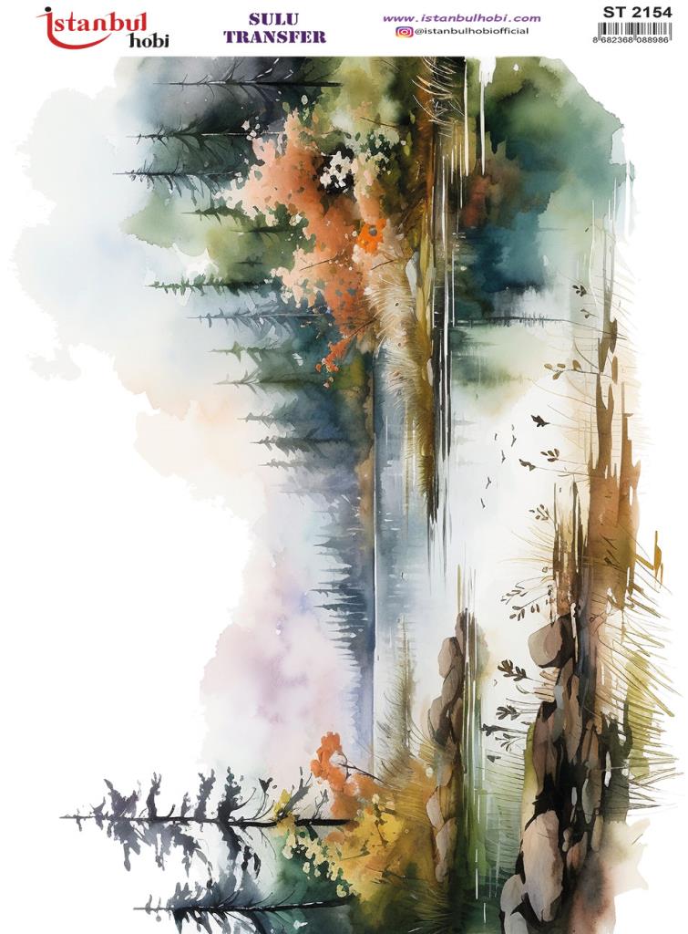 Sulu Transfer Kağıdı 25x35cm ST-2154