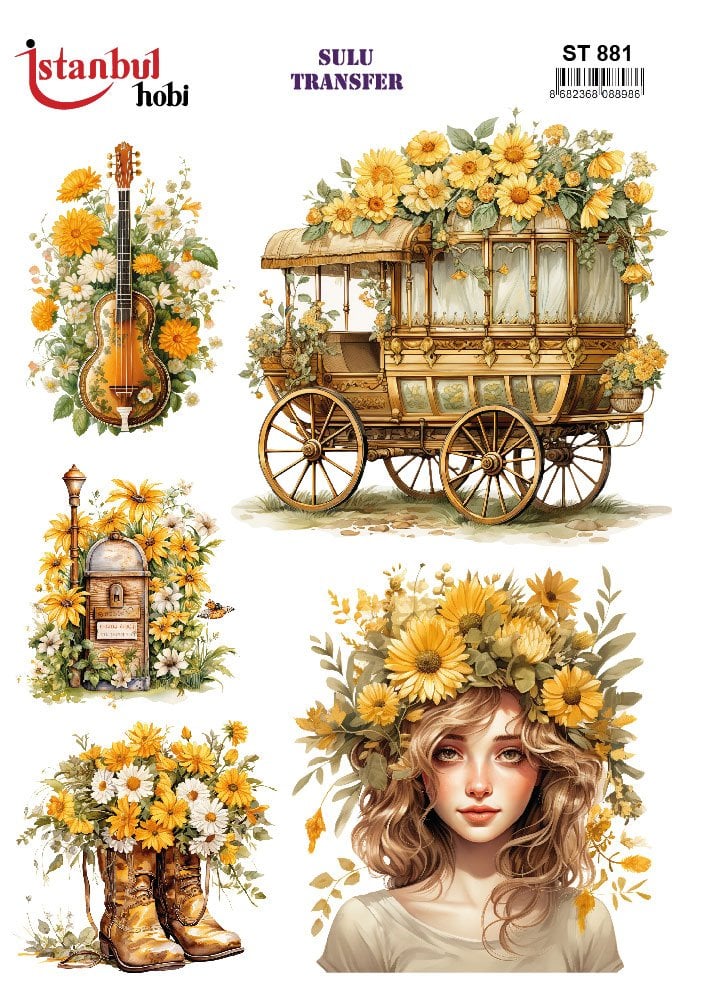 Sulu Transfer Kağıdı 25x35cm ST-881