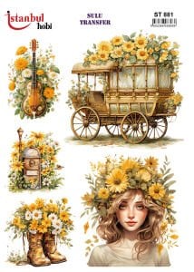 Sulu Transfer Kağıdı 25x35cm ST-881