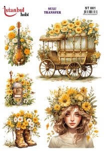 Sulu Transfer Kağıdı 25x35cm ST-881