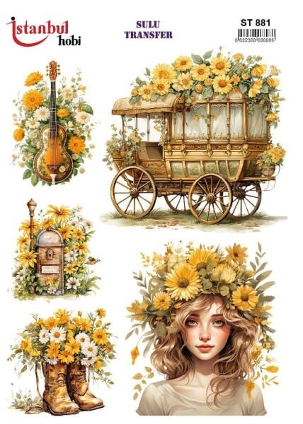 Sulu Transfer Kağıdı 25x35cm ST-881