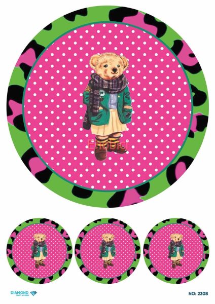 Diamond Pirinç Dekopaj Kağıdı - 2308