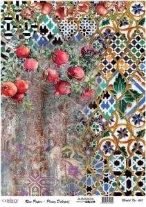 Cadence Pirinç Dekopaj Kağıdı Model 661