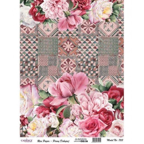 Cadence Pirinç Dekopaj Kağıdı Model - 733