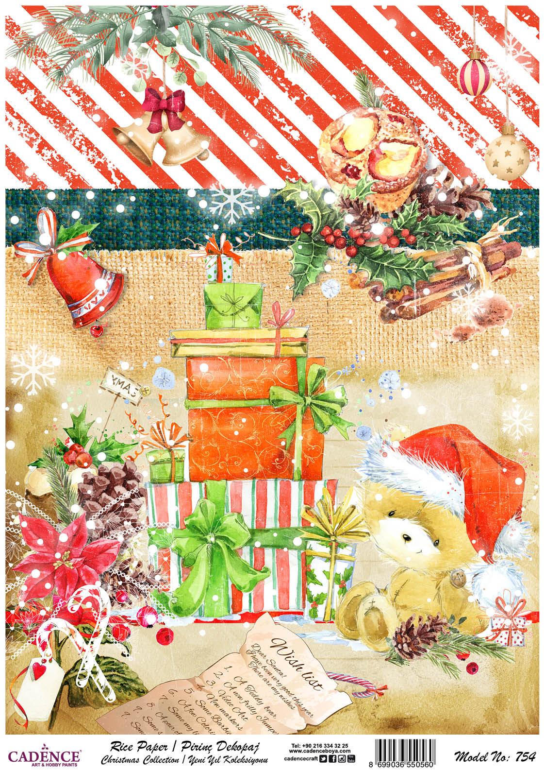 Cadence Pirinç Dekopaj Kağıdı Model - 754