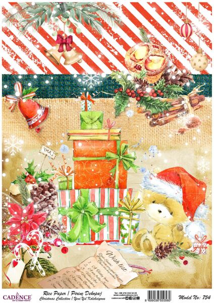 Cadence Pirinç Dekopaj Kağıdı Model - 754