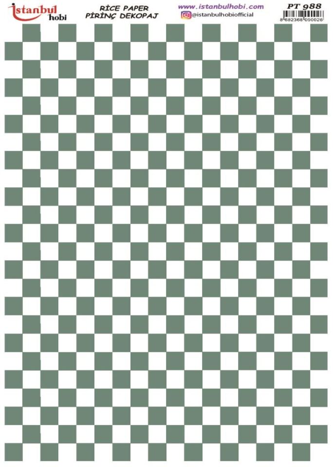 Pirinç Dekopaj Kağıdı 30x42cm PT-988
