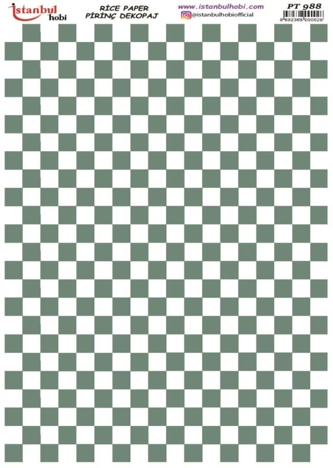 Pirinç Dekopaj Kağıdı 30x42cm PT-988
