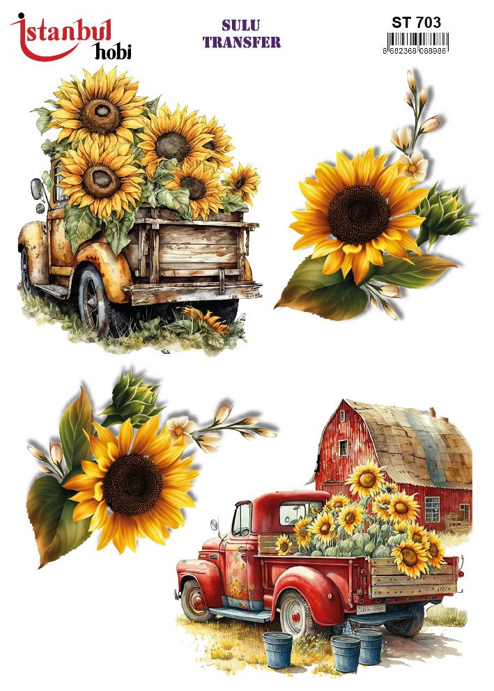 Sulu Transfer Kağıdı 25x35cm ST-703