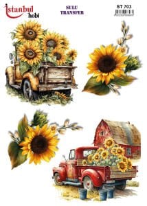 Sulu Transfer Kağıdı 25x35cm ST-703