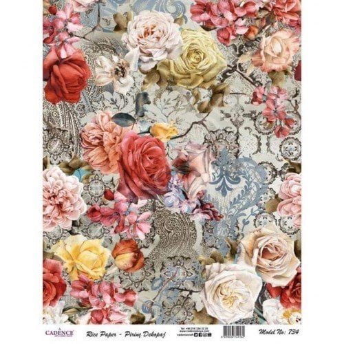 Cadence Pirinç Dekopaj Kağıdı Model - 734