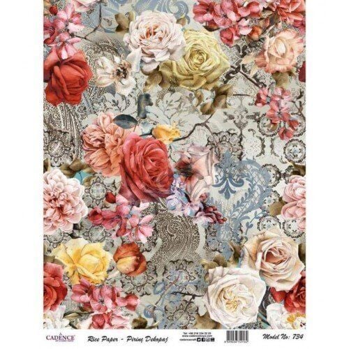 Cadence Pirinç Dekopaj Kağıdı Model - 734