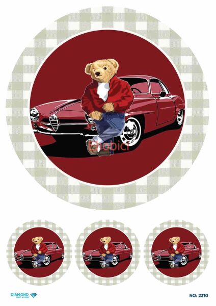 Diamond Pirinç Dekopaj Kağıdı - 2310