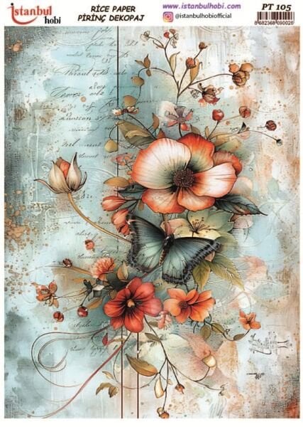 Pirinç Dekopaj Kağıdı 30x42cm PT-105