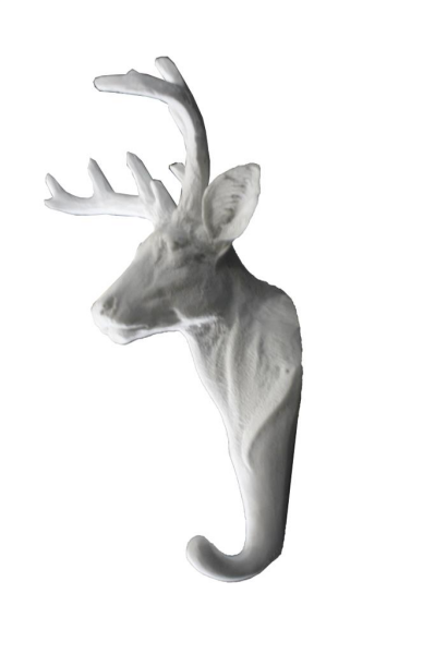 Polyester Geyik Duvar Askısı 17x8cm HYK708