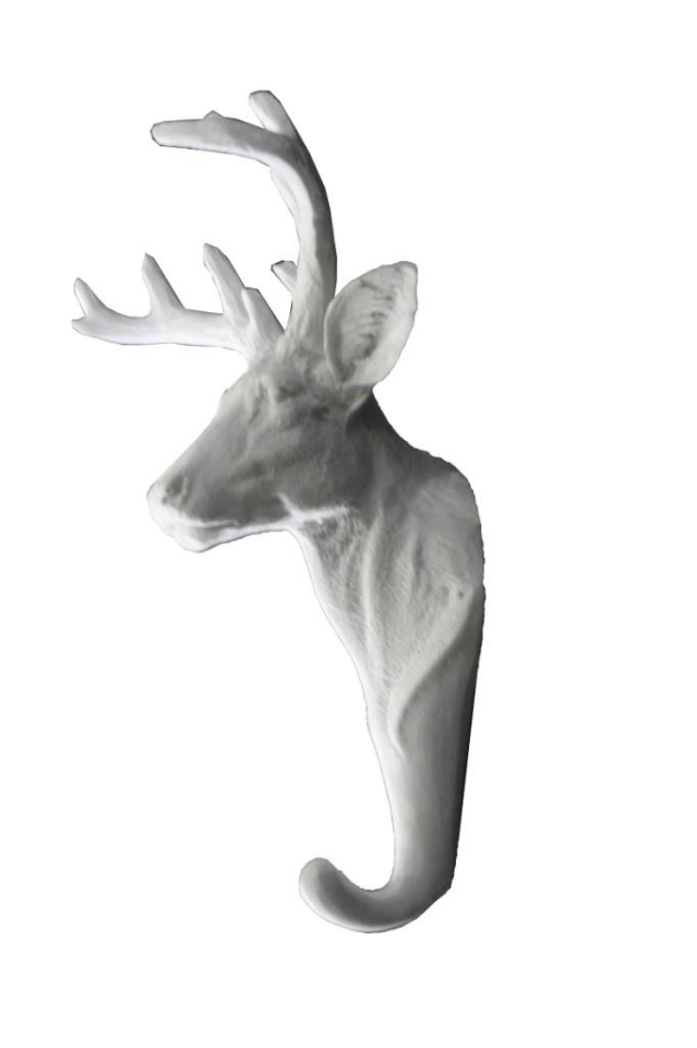 Polyester Geyik Duvar Askısı 17x8cm HYK708