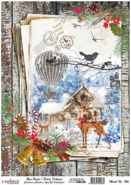 Cadence Pirinç Dekopaj Kağıdı Model - 756