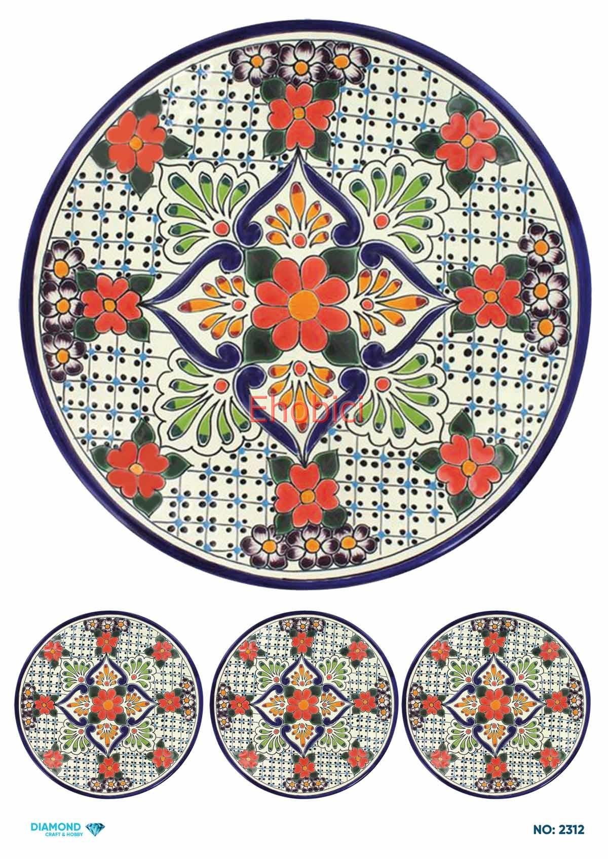 Diamond Pirinç Dekopaj Kağıdı - 2312