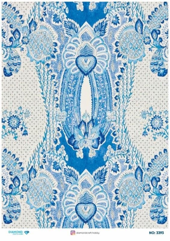 Diamond Pirinç Dekopaj Kağıdı - 3393