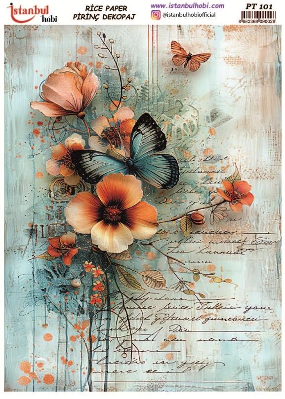 Pirinç Dekopaj Kağıdı 30x42cm PT-101