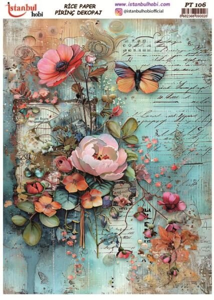 Pirinç Dekopaj Kağıdı 30x42cm PT-106