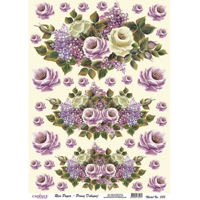 Cadence Pirinç Dekopaj Kağıdı Model 383