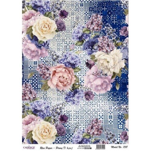 Cadence Pirinç Dekopaj Kağıdı Model - 738