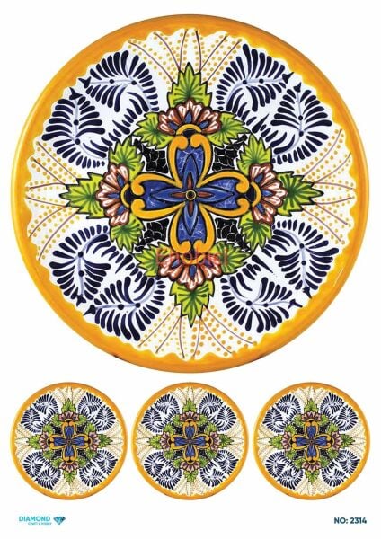 Diamond Pirinç Dekopaj Kağıdı - 2314