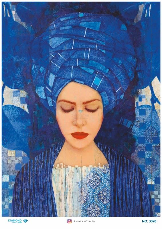 Diamond Pirinç Dekopaj Kağıdı - 3396