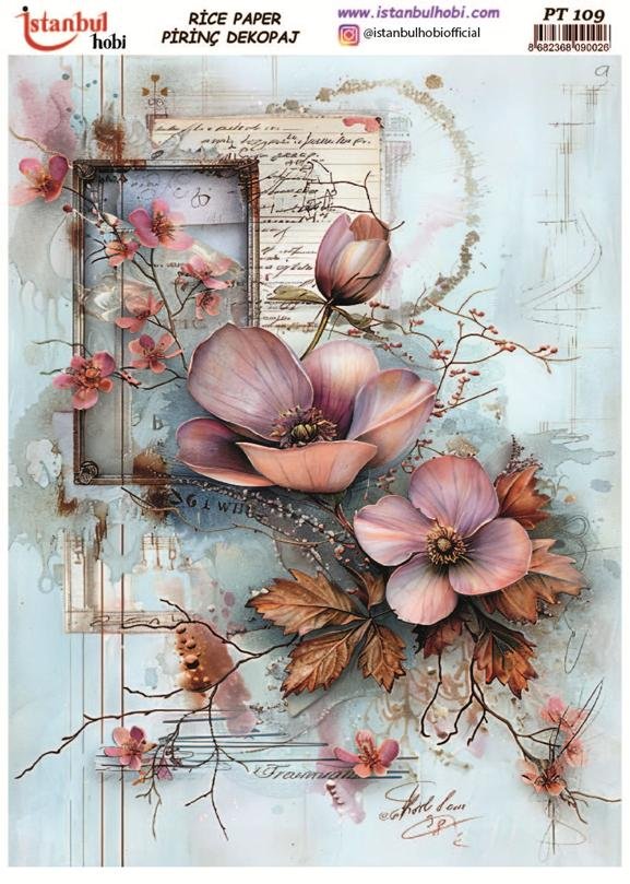 Pirinç Dekopaj Kağıdı 30x42cm PT-109
