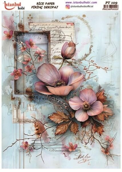 Pirinç Dekopaj Kağıdı 30x42cm PT-109