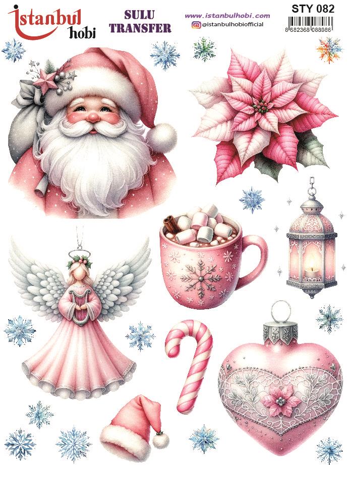 Yılbaşı Sulu Transfer 25x35cm STY082
