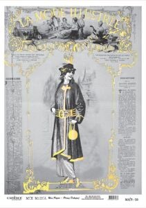 Cadence Mix Media Varak Pirinç Dekopaj MAV-02 ALTIN