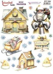 Yılbaşı Sulu Transfer 25x35cm STY084