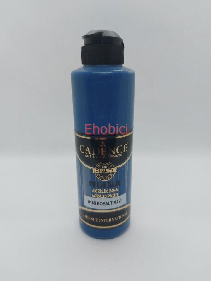 Cadence Akrilik Boya 250ML 0158 Kobalt Mavi Ahşap Boyası