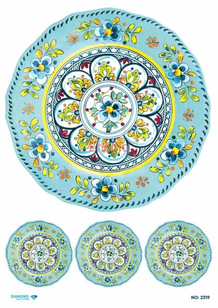 Diamond Pirinç Dekopaj Kağıdı - 2319